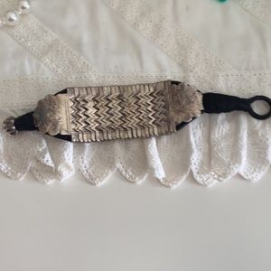 Artsy Silver Tone Bracelet